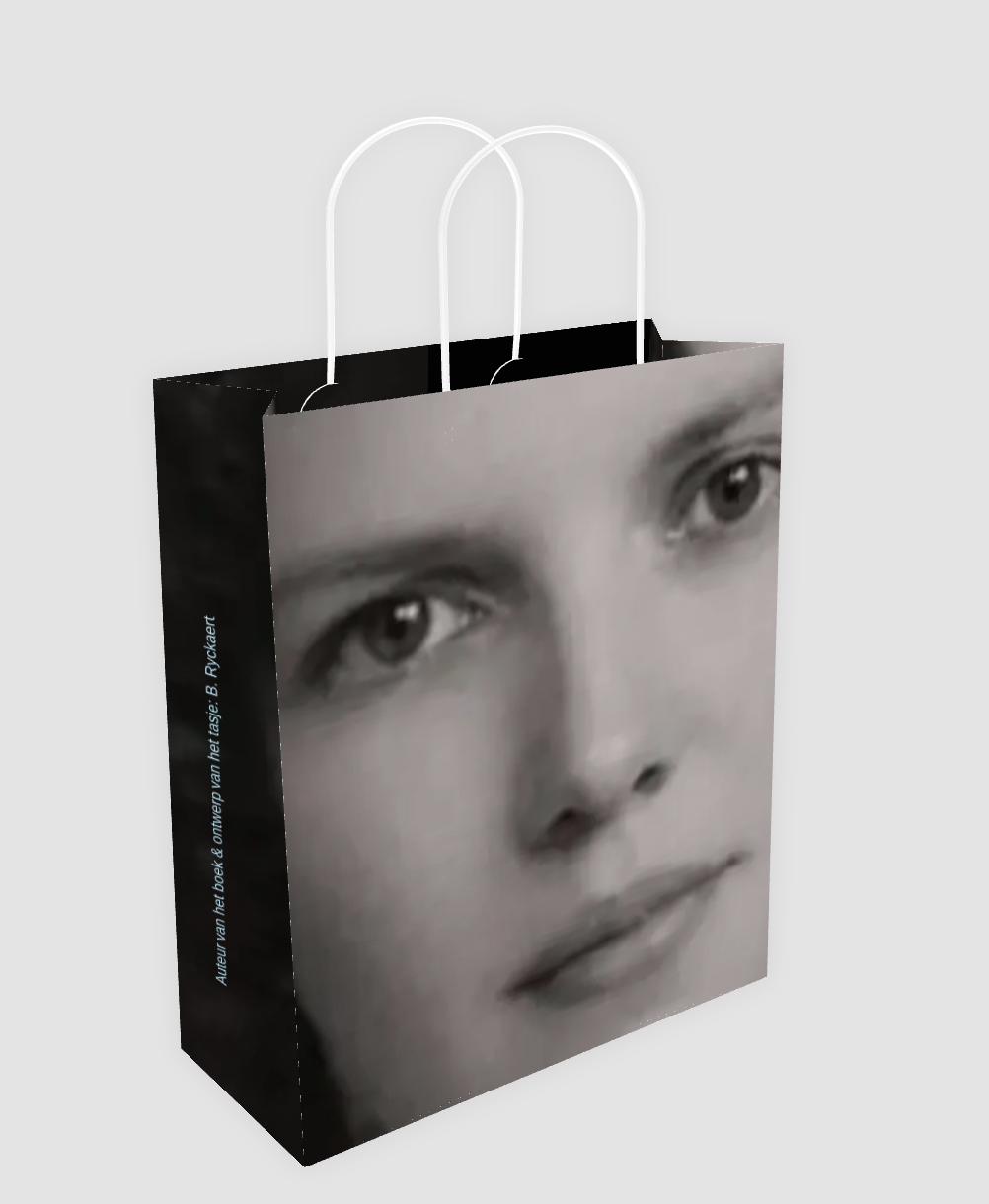 Voorkant van het cadeautasje van Zij die blijft
